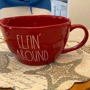 Rae Dunn ELFIN’ AROUND Red Mixing Bowl